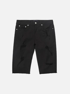 [MODIFIED] M#0581 1/2 BLACK VINTAGE PANTS