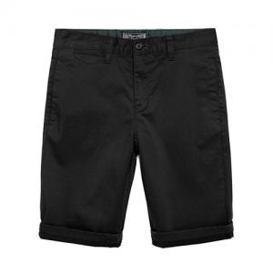 [MODIFIED] M#0614 COTTON SHORT CHINO PANTS (BLACK)
