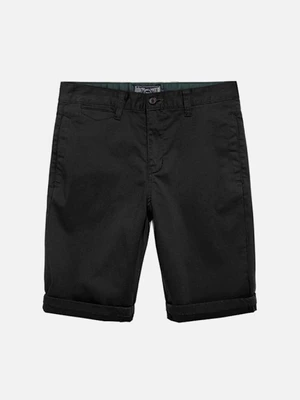 [MODIFIED] M#0614 COTTON SHORT CHINO PANTS (BLACK)