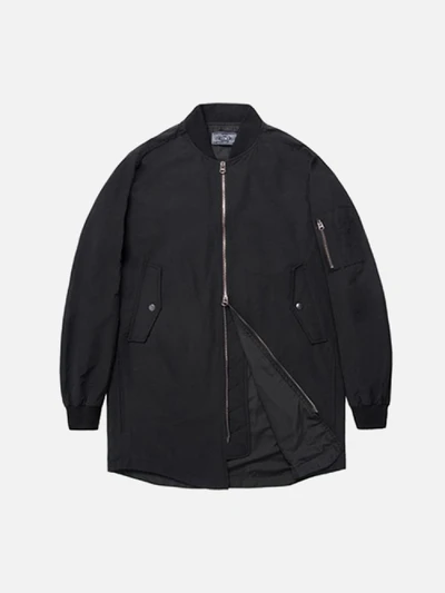 [MODIFIED] M#0537 SPRING HALF MA-1 JACKET (BLACK)