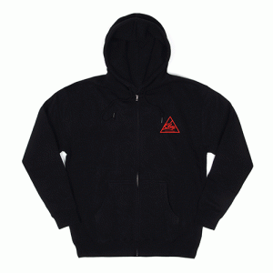 NEXT ROUND 2 ZIP-UP HOODIE-BLK