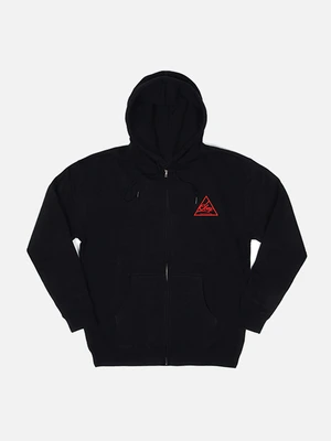 NEXT ROUND 2 ZIP-UP HOODIE-BLK