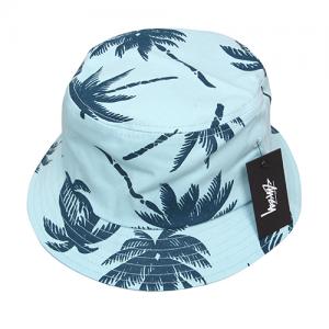 PALMS BUCKET HAT - BLUE
