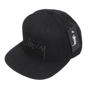 STOCK TONAL WOOL CAP-BLACK