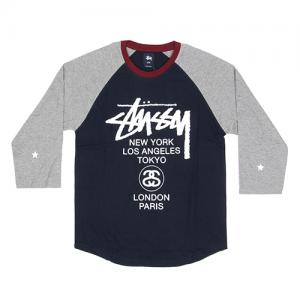 BASEBALL WT RAGLAN-D.NVY