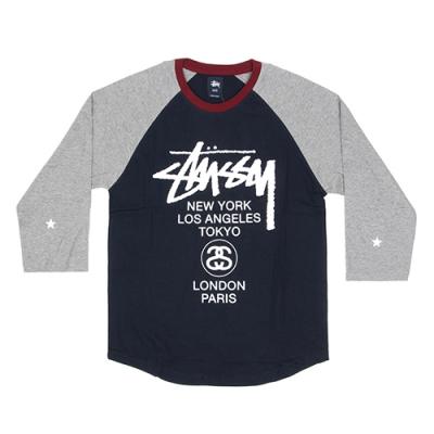 BASEBALL WT RAGLAN-D.NVY