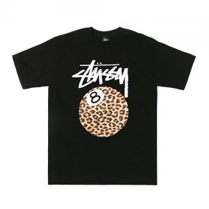 CHEETAH 8 BALL TEE-BLK