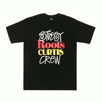 CURTIS CREW TEE-BLK