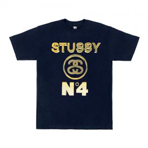 NO. 4 GOLD TEE - NAVY