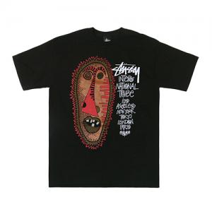 TRIBAL MASK TEE - BLK
