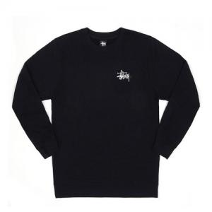 BASIC LOGO CREW-BLACK(grnⓒ)