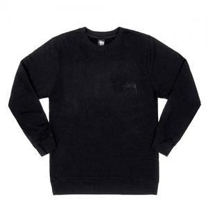 TONAL STOCK CREW-BLACK