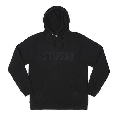 TONAL FELT STUSSY HOOD-BLACK