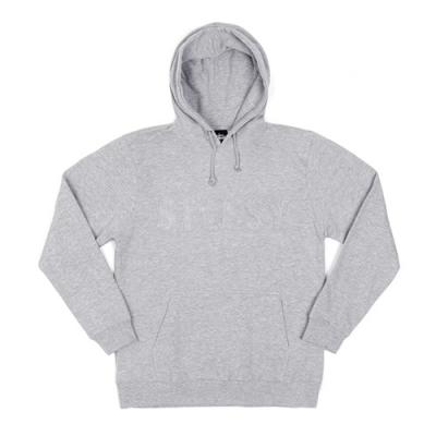 TONAL FELT STUSSY HOOD-GREY HEATHER