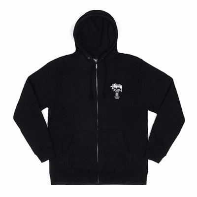 WORLD TOUR ZIP-UP HOOD-BLK