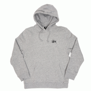 BASIC LOGO HOOD-GRY(whiteⓒ)