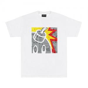 GEO SQUARE ADAM TEE-WHT