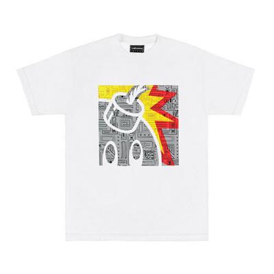 GEO SQUARE ADAM TEE-WHT