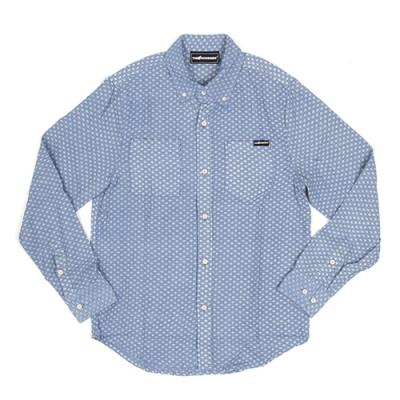 CLOUDS SOILD WOVEN-LBLU