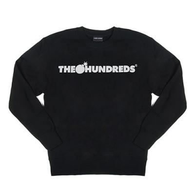 FOREVER BAR LOGO CREWNECK-BLK