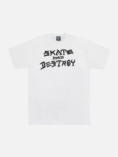 스케이트 앤 디스트로이 반팔티 WHITE