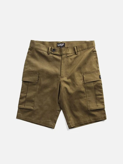 [URBAN STUFF] USF UTILITY SHORTS-KHAKI