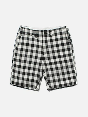 CHECK SHORTS [BLACK]
