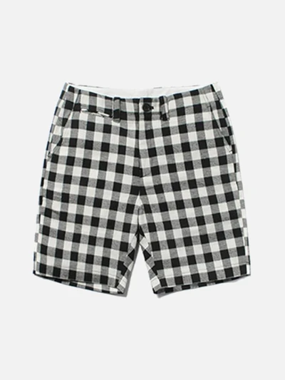 CHECK SHORTS [BLACK]