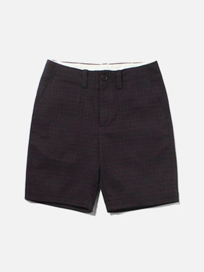 CHECK SHORTS [PURPLE]