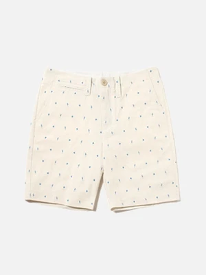FISH PATTERN SHORTS [IVORY]