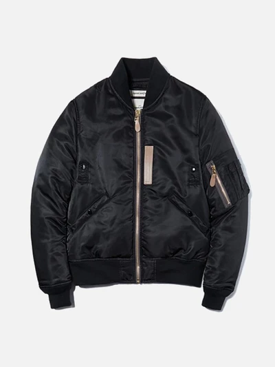 MA-1 JACKET ES [BLACK/BROWN]