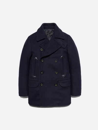 PEA COAT DA [NAVY]