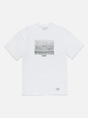 WEEKEND T-SHIRT FS [WHITE]
