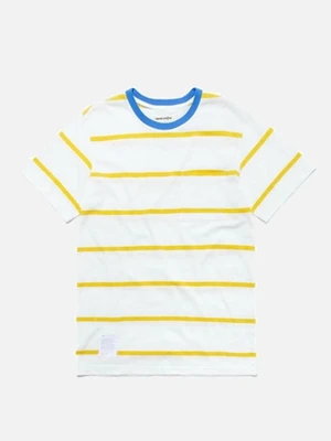 STRIPE POCKET T-SHIRTS [YELLOW]