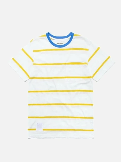 STRIPE POCKET T-SHIRTS [YELLOW]
