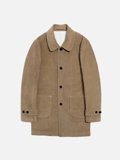 COTTON SINGLE COAT[BEIGE]