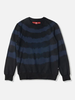 [WHYWORKS] GRADATION STRIPE SWEATSHIRTS_BLK