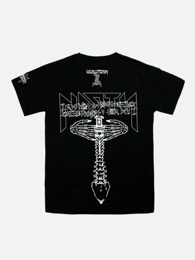 I AM NOT A HUMAN BEING X NASTY PALM HAND SHAKE T-SHIRTS-BLACK