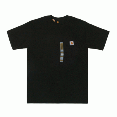 (102041)M WORKWEAR GRPHC BRANDED C PKT SS TSHIRT-001BLK