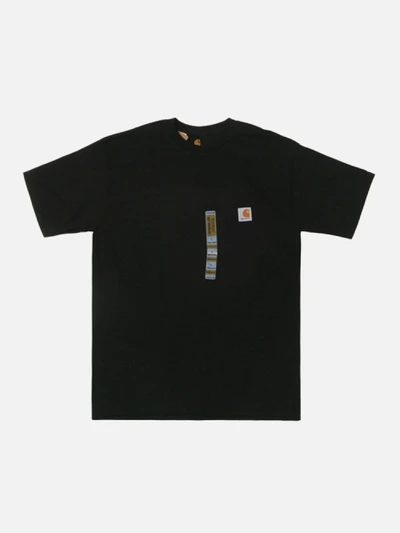 (102041)M WORKWEAR GRPHC BRANDED C PKT SS TSHIRT-001BLK