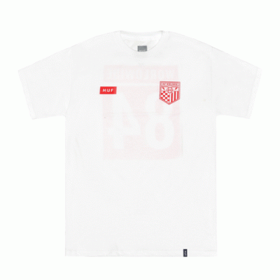 WORLDWIDE TEAM TEE-WH/RD