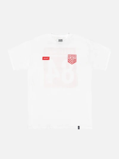 WORLDWIDE TEAM TEE-WH/RD