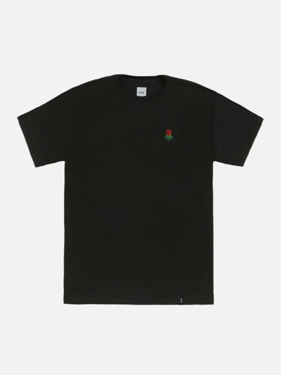 ROSEBUD TEE-BLK