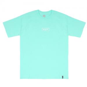EMBROIDERED BAR LOGO TEE-CELADON