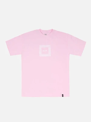 PAISLEY BOX LOGO TEE-PINK