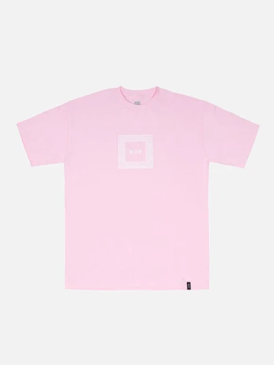 PAISLEY BOX LOGO TEE-PINK