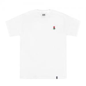 ROSEBUD TEE-WHT