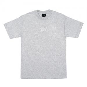 EMBROIDERED BAR LOGO TEE-GREY