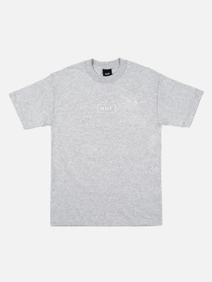 EMBROIDERED BAR LOGO TEE-GREY