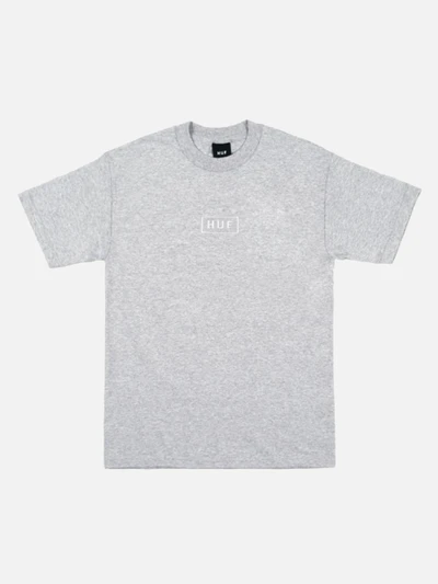 EMBROIDERED BAR LOGO TEE-GREY